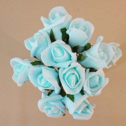 Light blue foam deals roses